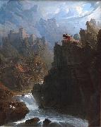 John Martin The Bard oil painting